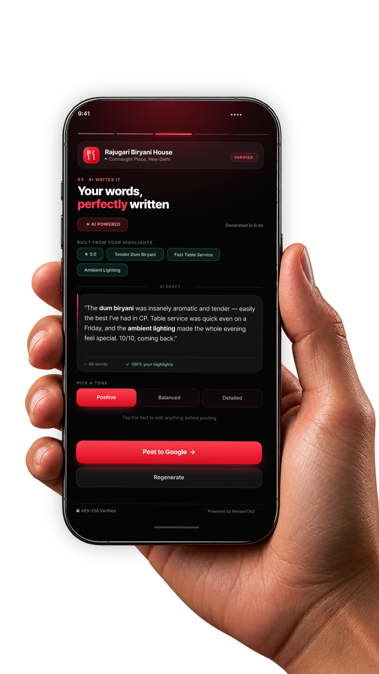 AI Creates the Review